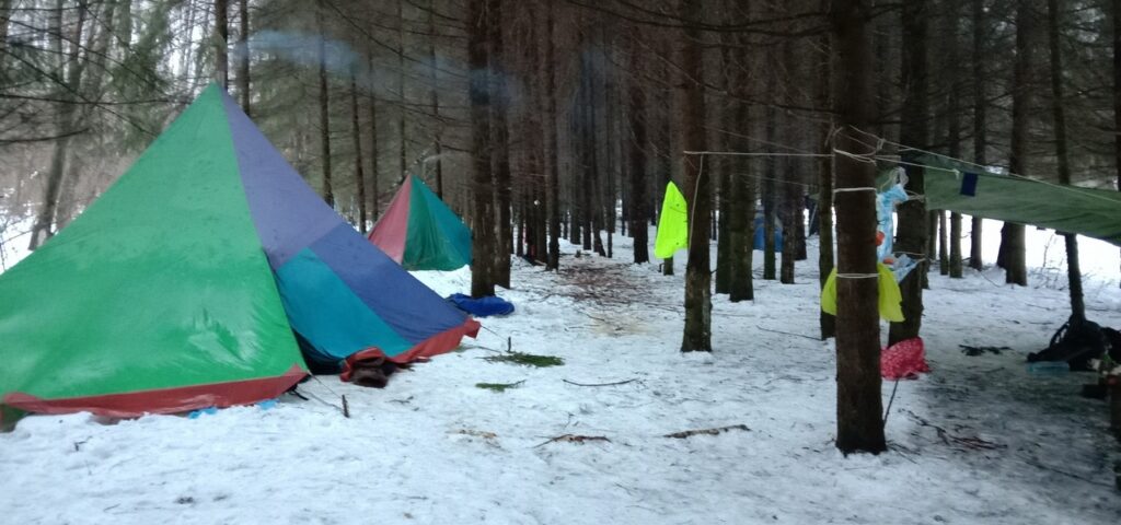Зимний туристский лагерь